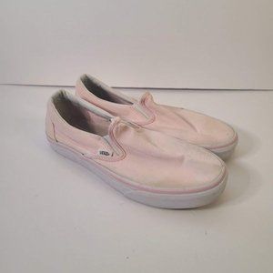 Vans Unisex Canvas Round Toe Slip On Casual Sneaker Men’s Size 8.5/Women’s 10
